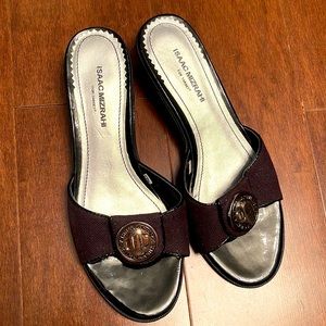 Isaac Mizrahi Women’s Black Slides